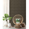 Papier peint Hexagone marron - ODYSSEE - Ugepa - L606-18