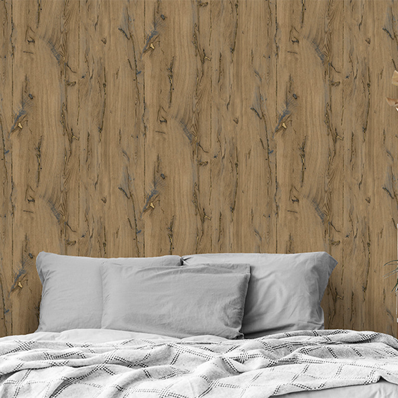 Papier peint Bois marron et or - ODYSSEE - Ugepa - L860-88D