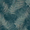 Papier peint Feuilles bleu et or - ODYSSEE - Ugepa - L934-01