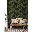 Papier peint Feuilles vert et or - ODYSSEE - Ugepa - L934-04