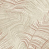 Papier peint Feuilles beige et cuivre - ODYSSEE - Ugepa - L934-05