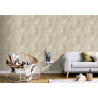 Papier peint Feuilles beige et cuivre - ODYSSEE - Ugepa - L934-05