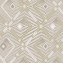 Papier peint Ethnique taupe et or - ODYSSEE - Ugepa - L952-07