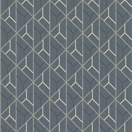 Papier peint Nervures gris or - GALACTIK - Ugepa - L940-19