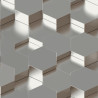 Papier peint Modèle 3D argent - GALACTIK - Ugepa - L970-09