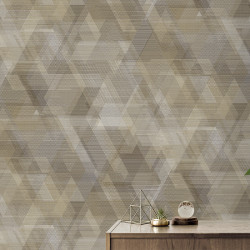 Papier peint Khamsin marron - GALACTIK - Ugepa - L935-02