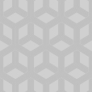 Papier peint Hexagone gris - GALACTIK - Ugepa - L842-09