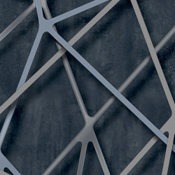 Papier peint Filaire bleu - GALACTIK - Ugepa - M247-91D