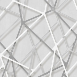 Papier peint Filaire blanc - GALACTIK - Ugepa - M247-00