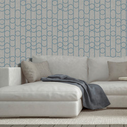 Papier peint Elliptique gris pâle - GALACTIK - Ugepa - M240-09