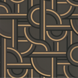 Papier peint Impass noir et doré - LABYRINTH - Caselio - LBY102129028