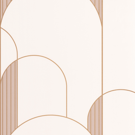 Papier peint High Walls beige et doré - LABYRINTH - Caselio - LBY102111029