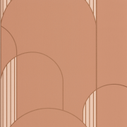Papier peint High Walls terracotta et cuivre - LABYRINTH - Caselio - LBY102114044