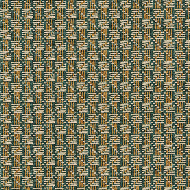 Papier peint Trenza émeraude - MANILLE - Casamance - 74670558
