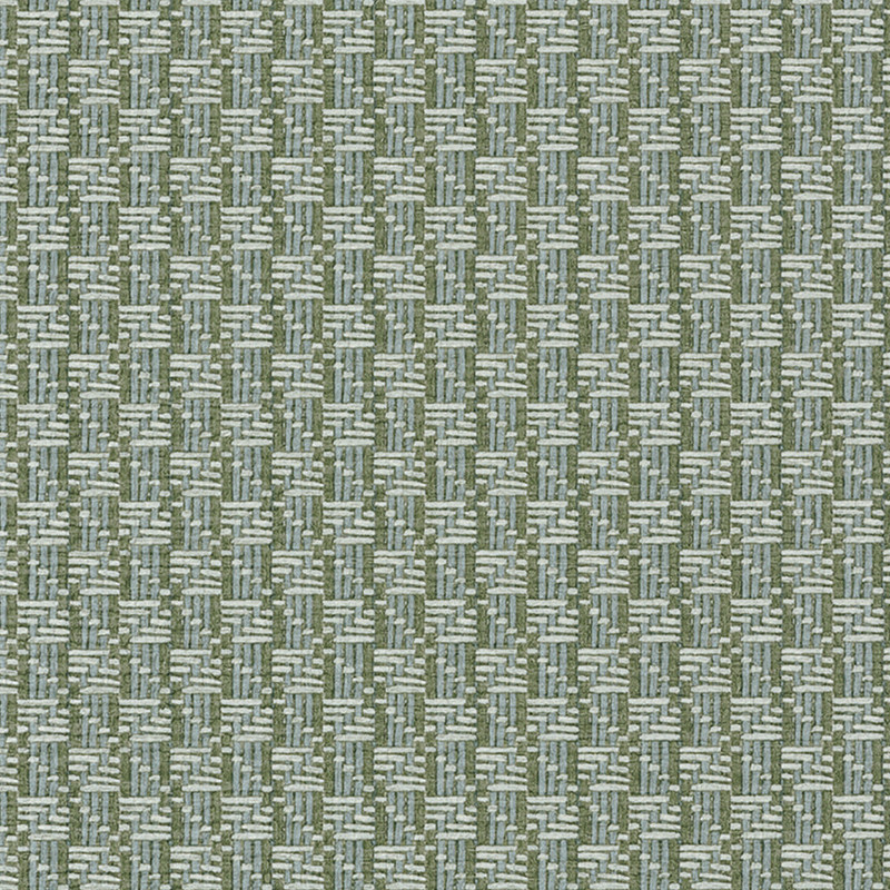 Papier peint Trenza vert de gris - MANILLE - Casamance - 74670354