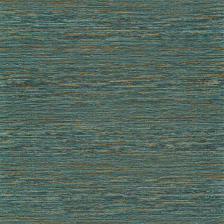 Papier peint Malacca bleu paon - MANILLE - Casamance - 74642446