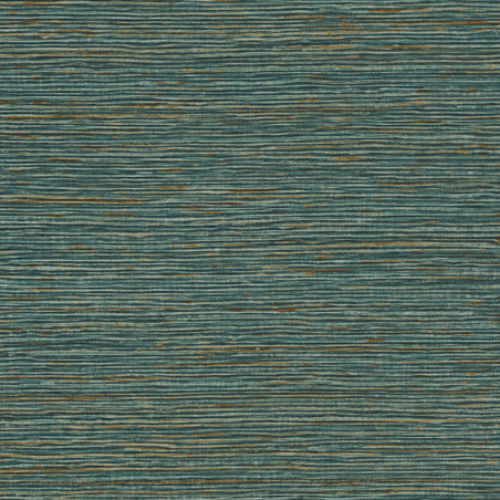 Papier peint Malacca bleu paon - MANILLE - Casamance - 74642446