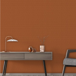 Papier peint Faux Uni terracotta - ODYSSEE - Ugepa - L953-05