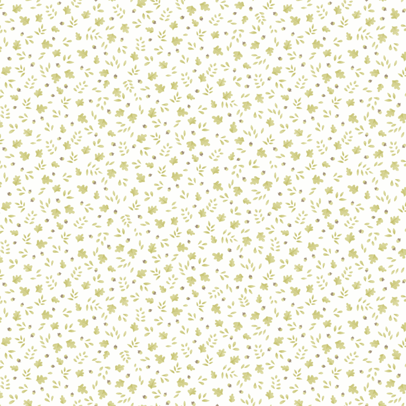 Papier peint Espiègle vert - ROSE & NINO - Casadeco - RONI85637211