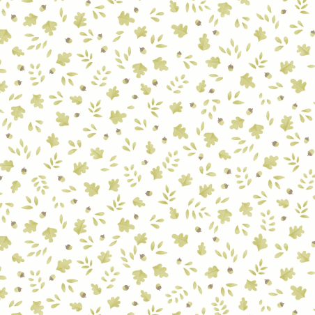 Papier peint Espiègle vert - ROSE & NINO - Casadeco - RONI85637211