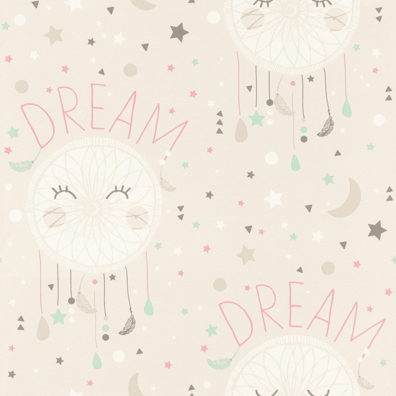 Papier peint Dream beige - BAMBINO - Rasch - BBN248777