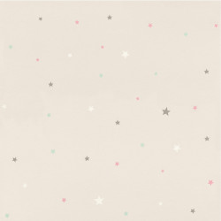 Papier peint Etoiles gris - BAMBINO - Rasch - BBN245257