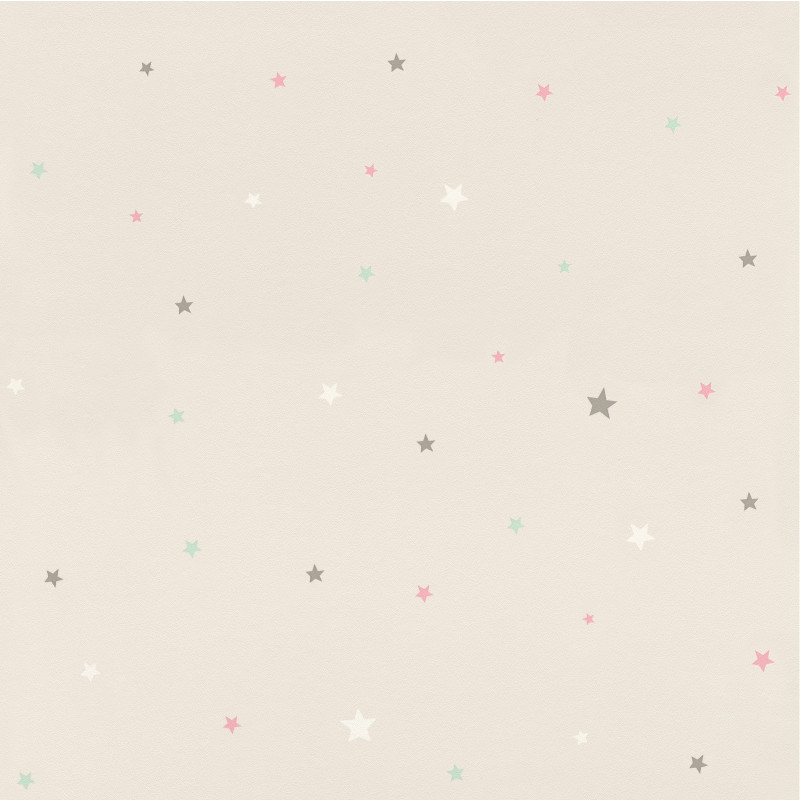 Papier peint Etoiles gris - BAMBINO - Rasch - BBN245257
