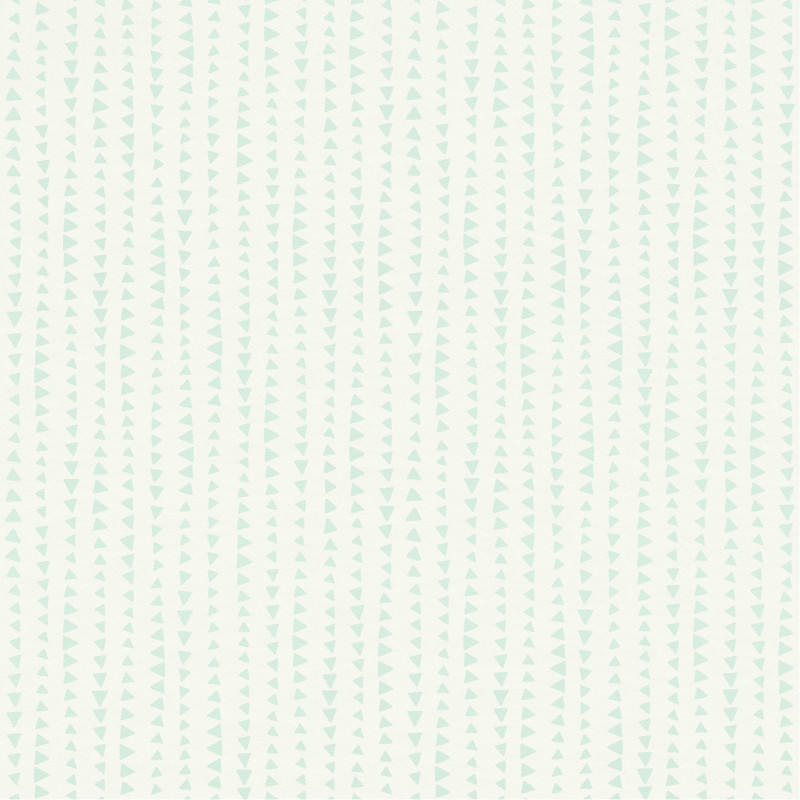 Papier peint Triangles vert d'eau - BAMBINO - Rasch - BBN249163