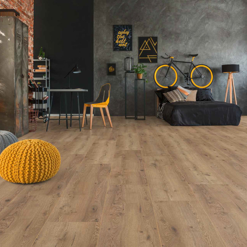 Sol stratifié chêne Discret D3668 AF - Mega Plus KRONOTEX