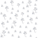 Papier peint Arbre Point argent et gris - BABY LAND - Lutèce 21104