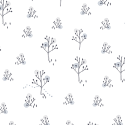 Papier peint Arbre Point argent et gris - BABY LAND - Lutèce 21104