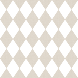Papier peint Losanges beige - BABY LAND - Lutèce - 5427