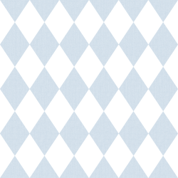 Papier peint Losanges bleu ciel - BABY LAND - Lutèce - 5429