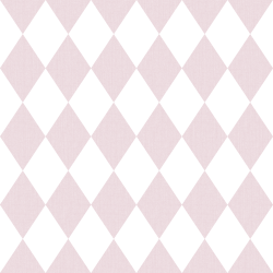 Papier peint Losanges rose pâle - BABY LAND - Lutèce - 5428