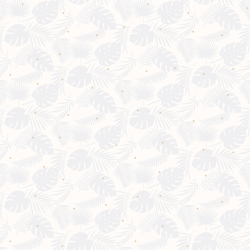 Papier peint Palme gris pâle pailleté - BABY LAND - Lutèce - ND21130