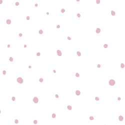 Papier peint Plumetis rose - BABY LAND - Lutèce - 5452