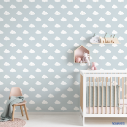 Papier peint Nuage bleu - BABY LAND - Lutèce - ND21114