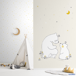 Panoramique Ours Polaire beige - BABY LAND - Lutèce - ND21151