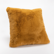 Coussin Luxe camel tout doux - 50x50cm - Amadeus