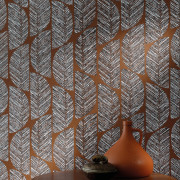 Papier peint Abelia terracotta - ORPHEE - Casamance - 74721224