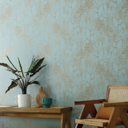 Papier peint Altaica celadon - ORPHEE - Casamance - 74710712