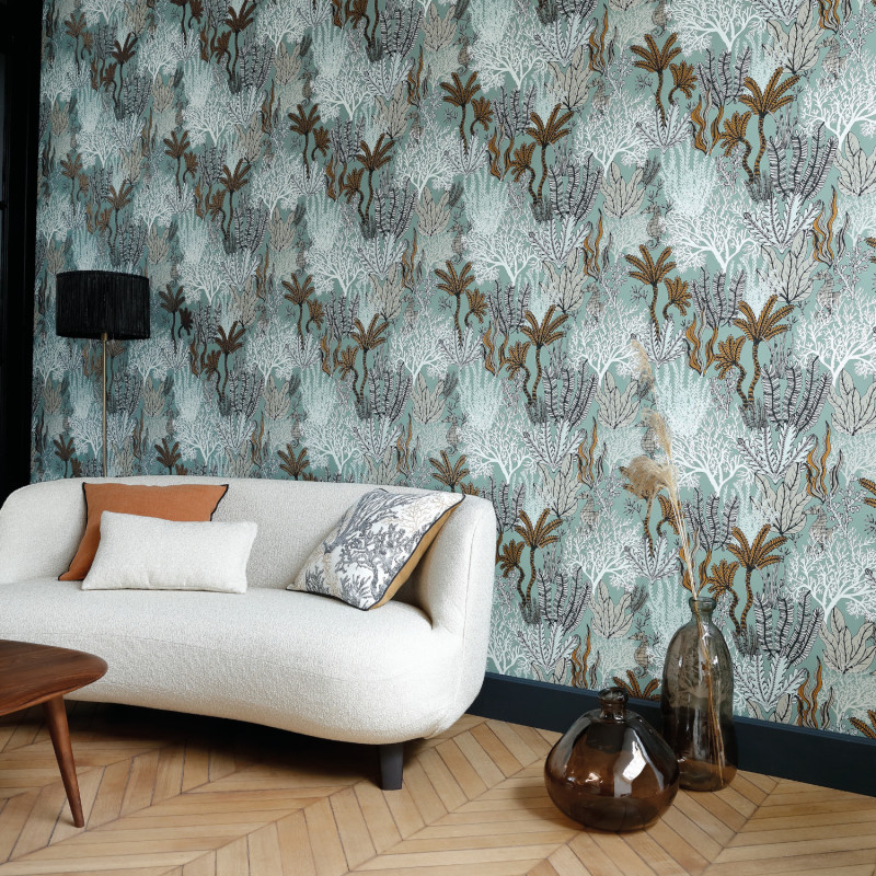 Papier peint Posidonie celadon - ORPHEE - Casamance - 74700100