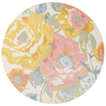 Tapis rond Fiore floral - BLOOM - Osta - OSBLOO466118990D160