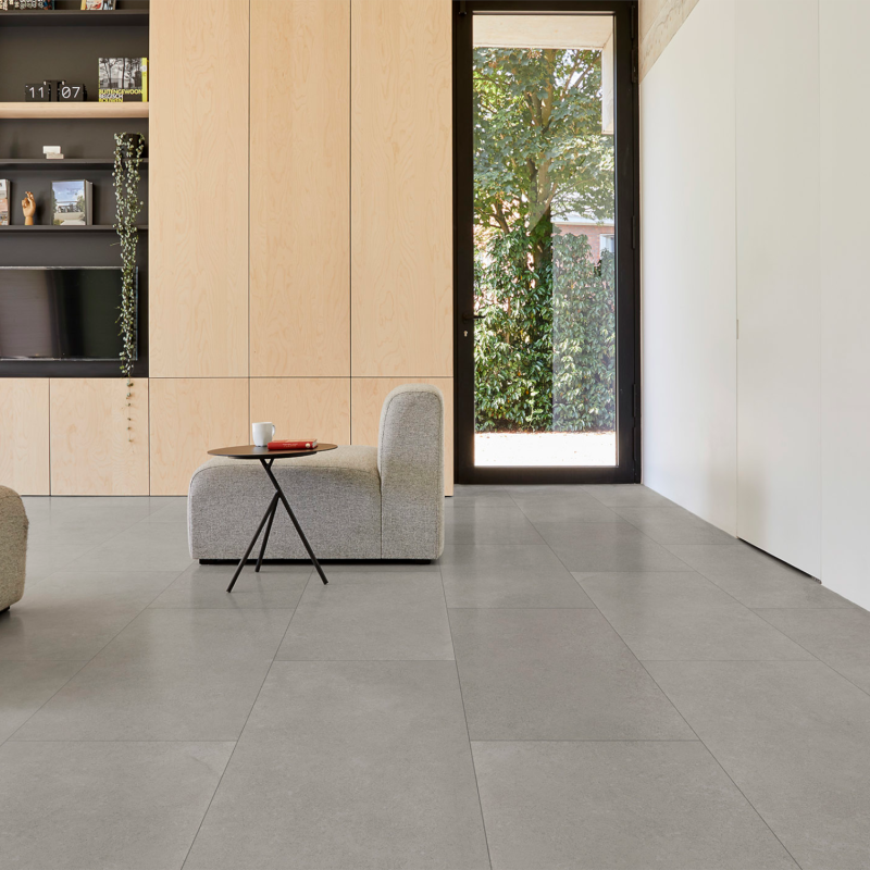 Dalle céramique clipsable "Teneguia 50CERA0196B" gris foncé - Ceratouch - CORETEC