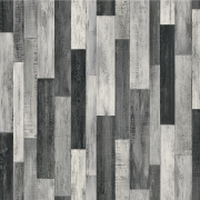 Sol PVC - Cuban Oak Multico 909M patchwork bois gris métallisé - Plaza BEAUFLOR - rouleau 3M