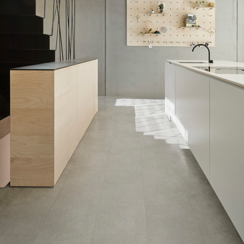 Dalle céramique clipsable "Rhon 50CERA0571A" beige clair - Ceratouch - CORETEC