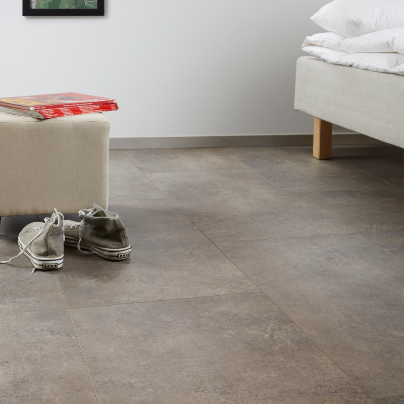 Dalle céramique clipsable "Etna 50CERA0885B" marron - Ceratouch - CORETEC