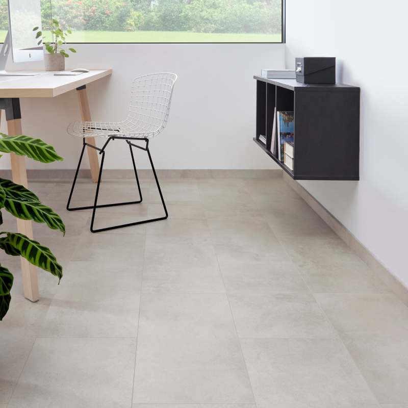 Dalle céramique clipsable "Pico 50CERA0372A" beige clair - Ceratouch - CORETEC