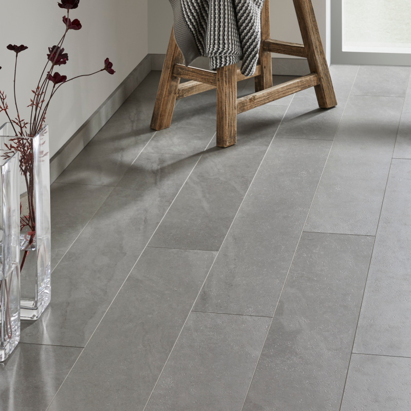 Lame céramique clipsable "Katla 50CERA0493C" gris clair - Ceratouch - CORETEC