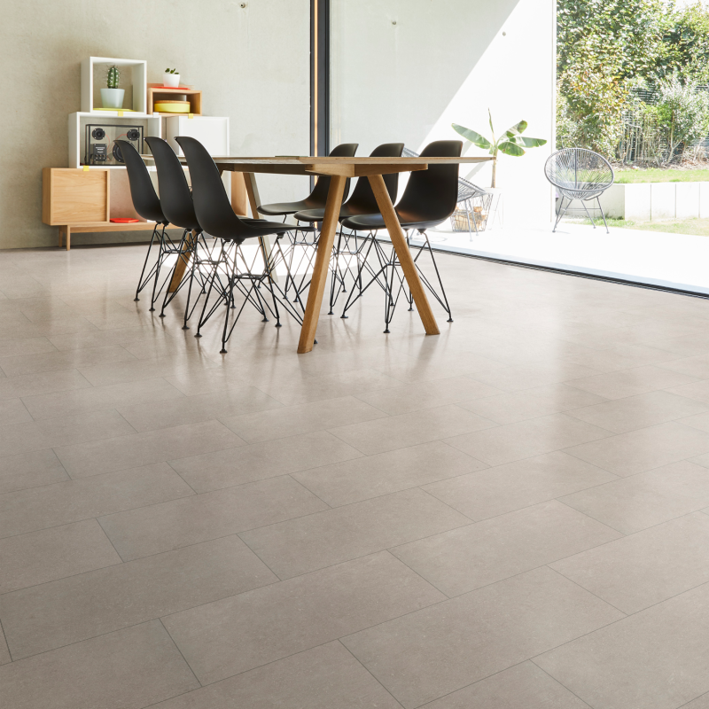 Dalle céramique clipsable "Ustica 50CERA0272A" beige clair - Ceratouch - CORETEC